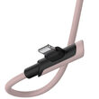 Cablu Lightning la Type-C Baseus Colourful Elbow Pink