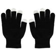 Lemontti Manusi Touchscreen Black with Skull