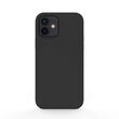 Husa iPhone 12 / 12 Pro Lemontti Liquid Silicon Black