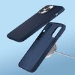 Husa iPhone 14 Pro Max Devia Nature Series Silicone Magnetic Navy Blue