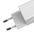 Incarcator Retea Baseus Quick Charger Single USB White (USB QC3.0 max 3A, pentru incarcatoare wirele