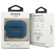 Husa Airpods Pro Guess Silicon Glitter Albastru
