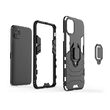 Husa iPhone 12 Pro Max Lemontti Ring Armor Kickstand Negru