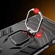 Husa iPhone 12 Pro Max Lemontti Ring Armor Kickstand Negru