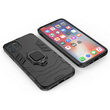 Husa iPhone 12 Pro Max Lemontti Ring Armor Kickstand Negru
