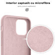 Husa iPhone 11 Pro Max Lemontti Liquid Silicon Pink Sand