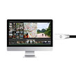 Cablu MicroUSB Mcdodo Zn-Link Silver Black (1.5m, 2.4A max)