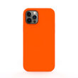 Husa iPhone 12 Pro Max Lemontti Liquid Silicon Orange