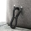 Cablu Type-C la Lightning Mcdodo PD Fast Charge Black, 20W, 1.8m, indicator led