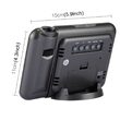 Ceas cu Alarma Lemontti Black