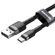 Cablu Type-C Baseus Cafule Series Gray & Black