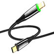 Cablu Type-C la Lightning Mcdodo Shark Series Black (PD, 1.2m, 20W, oprire automata)
