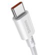 Cablu Type-C la Type-C PD 100W Baseus Superior Series White, 2m