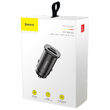 Incarcator Auto USB si Type-C Baseus Metal Dual Port 30W Black