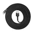 Cablu Type-C Baseus Cafule Series Gray & Black