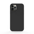 Husa iPhone 12 Pro Max Lemontti Liquid Silicon Black