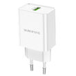 Incarcator Priza Borofone BN5 Jingrui USB, QC 3.0, 18W, Alb