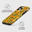 Husa iPhone 14 Pro Burga Dual Layer Orange Lemonade