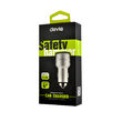 Incarcator Auto 3.5A Devia Battle Dual USB Silver - Emergency Hammer