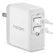 Incarcator Retea USA F207 Spigen Qualcomm Quick Charger 3.0 2 Ports USB Travel White