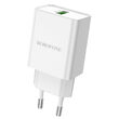 Incarcator Priza Borofone BN5 Jingrui USB, QC 3.0, 18W, Alb
