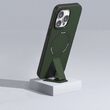 Husa cu suport iPhone 14 Pro Devia Randy Series Magnetic Army Green