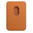 Pocket Card Original Apple Leather Wallet, MagSafe, Golden Brown