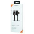 Adaptor tip cablu USB Jellico K18 Black (3.1A, 1m, audio + incarcare)