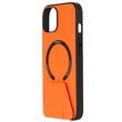 Husa cu suport iPhone 14 Devia Randy Series Magnetic Orange