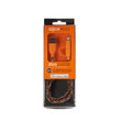 Cablu MicroUSB & Lightning MFI Boompods Duo Orange (1m, impletitura textila)
