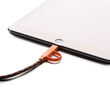Cablu MicroUSB & Lightning MFI Boompods Duo Orange (1m, impletitura textila)