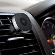 Suport Baseus Auto Privity Magnetic Black (piele naturala, rotatie 360, prindere la sistemul de ven