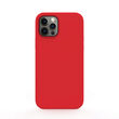 Husa iPhone 12 / 12 Pro Lemontti Liquid Silicon Red