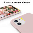 Husa iPhone 11 Pro Max Lemontti Liquid Silicon Pink Sand