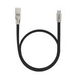 Cablu MicroUSB Mcdodo Zn-Link Silver Black (1.5m, 2.4A max)