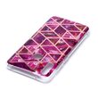 Husa Huawei Y7 2019 Lemontti Plating Marble Pattern Soft Purple