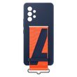 Husa Originala Samsung Galaxy A53 5G Silicone Cover with Strap Navy