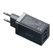 Incarcator Priza Mcdodo GaN 5 Mini Fast Charge 65W Dual Type-C+USB Plug EU Black