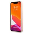 Husa iPhone 13 Pro Karl Lagerfeld Silicon Karl's Head Roz Deschis
