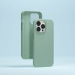 Husa iPhone 14 Pro Devia Silicon Nature Series Light Green