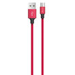 Cablu MicroUSB Devia Pheez Series Red 1m