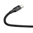 Cablu Type-C la MicroUSB+Lightning+Type-C Baseus 3 in 1 PD 20W Black 1.5m