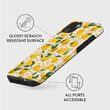 Husa iPhone 14 Burga Dual Layer Lemon Juice