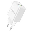 Incarcator Priza Borofone BN5 Jingrui USB, QC 3.0, 18W, Alb