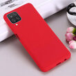 Husa Samsung Galaxy A12 Lemontti Silicon Silky Rosu