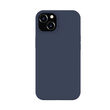 Husa iPhone 13 Lemontti Liquid Silicon Dark Blue