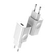 Incarcator Retea Baseus Quick Charger Single USB White (USB QC3.0 max 3A, pentru incarcatoare wirele