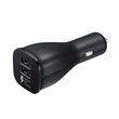 Set Incarcator Original Auto MicroUSB Samsung Dual USB 2A Fast Charging cu cablu detasabil Black