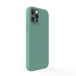 Husa iPhone 12 / 12 Pro Lemontti Liquid Silicon Forest Green