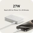 Anker Acumulator extern Magnetic 10.000mAh 633 MagGo, 27W, PD+FQI, 1 x USB-C, Afisaj inteligent,Alb